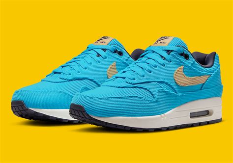 nike air max blauw goud|Nike Air Max 1 Corduroy Baltic Blue Men's .